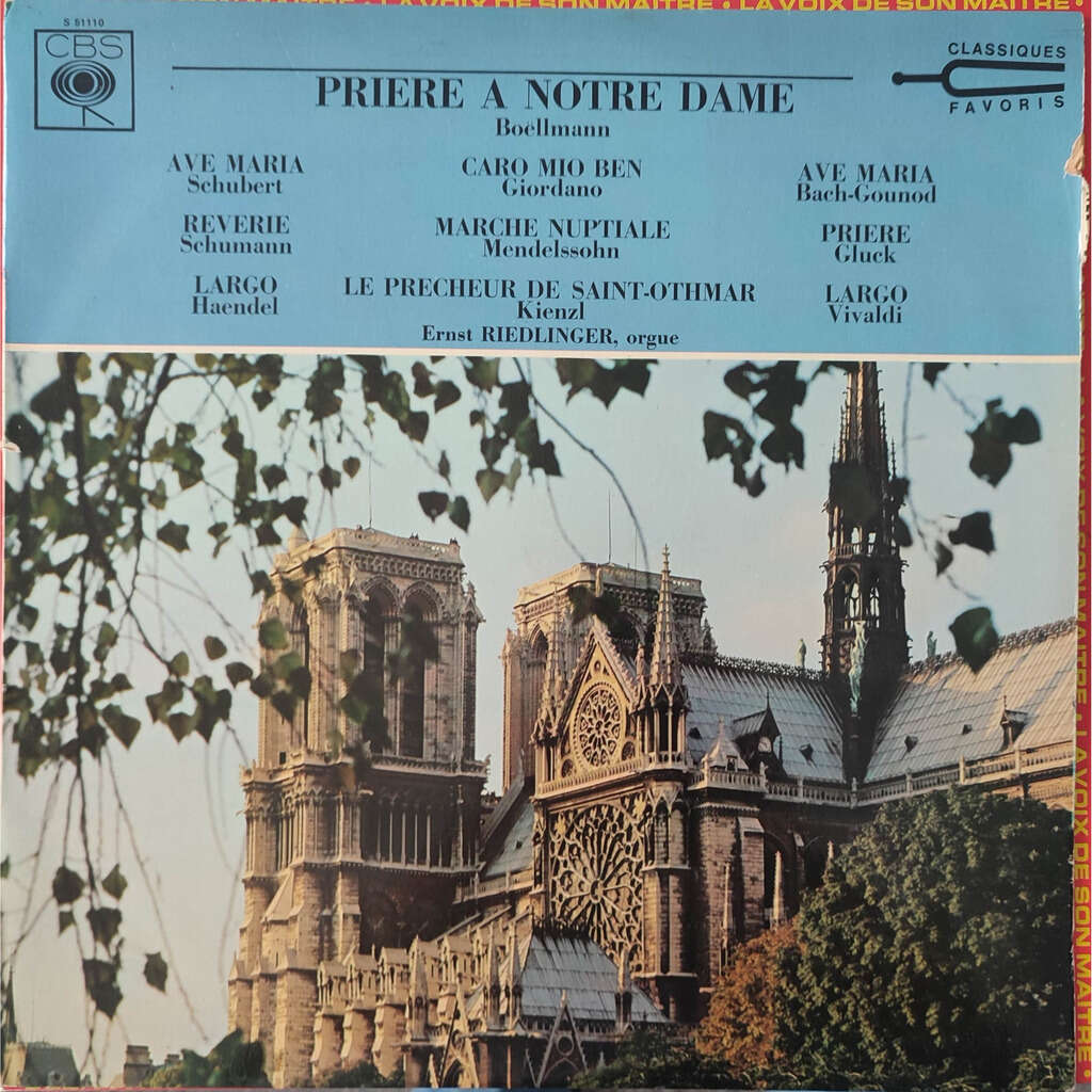 Ave maria / caro moi ben / reverie / marche nuptiale / le precheur de