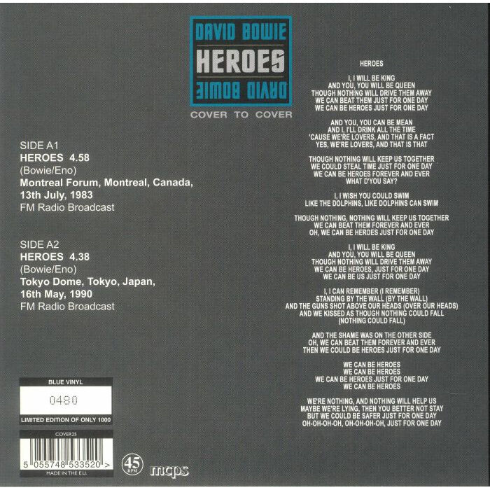  David Bowie  -  heroes 