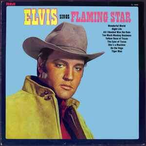 Elvis sings flaming star by Elvis Presley, LP with frenchconnection