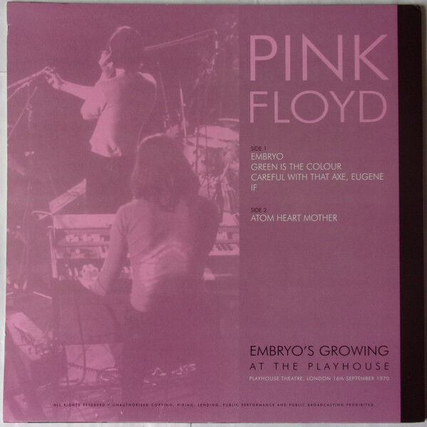 Embryo's growing at the playhouse by Pink Floyd, LP with blackblue76