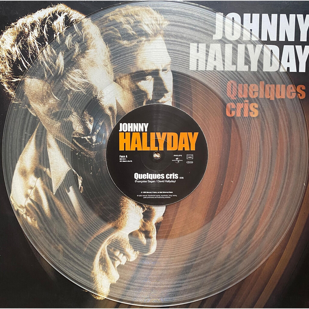  JOHNNY HALLYDAY  -  quelque cris / quelque cris (live à la tour eiffel) 