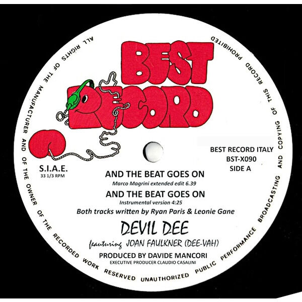  DEVIL DEE feat JOAN FAULKNER  -  and the best goes on 