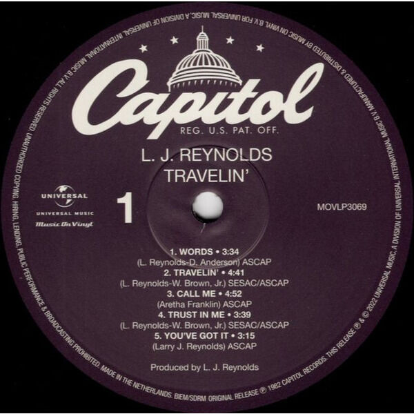  L.J. REYNOLDS  -  travelin' 