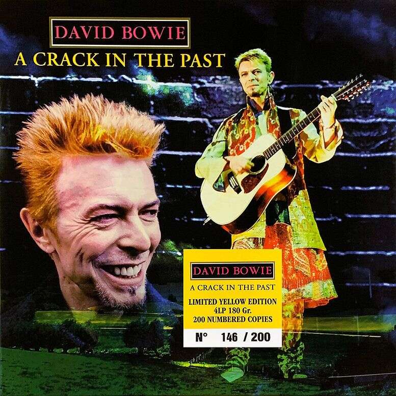 A crack in the past limited edition yellow vinyl box 4lp by David Bowie