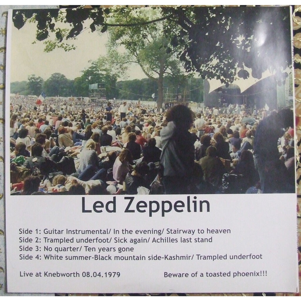 Knebworth revisited by Led Zeppelin, LP x 2 with mag61 Ref123485300