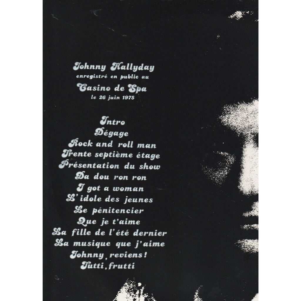  johnny hallyday  -  au casino de spa 1975 