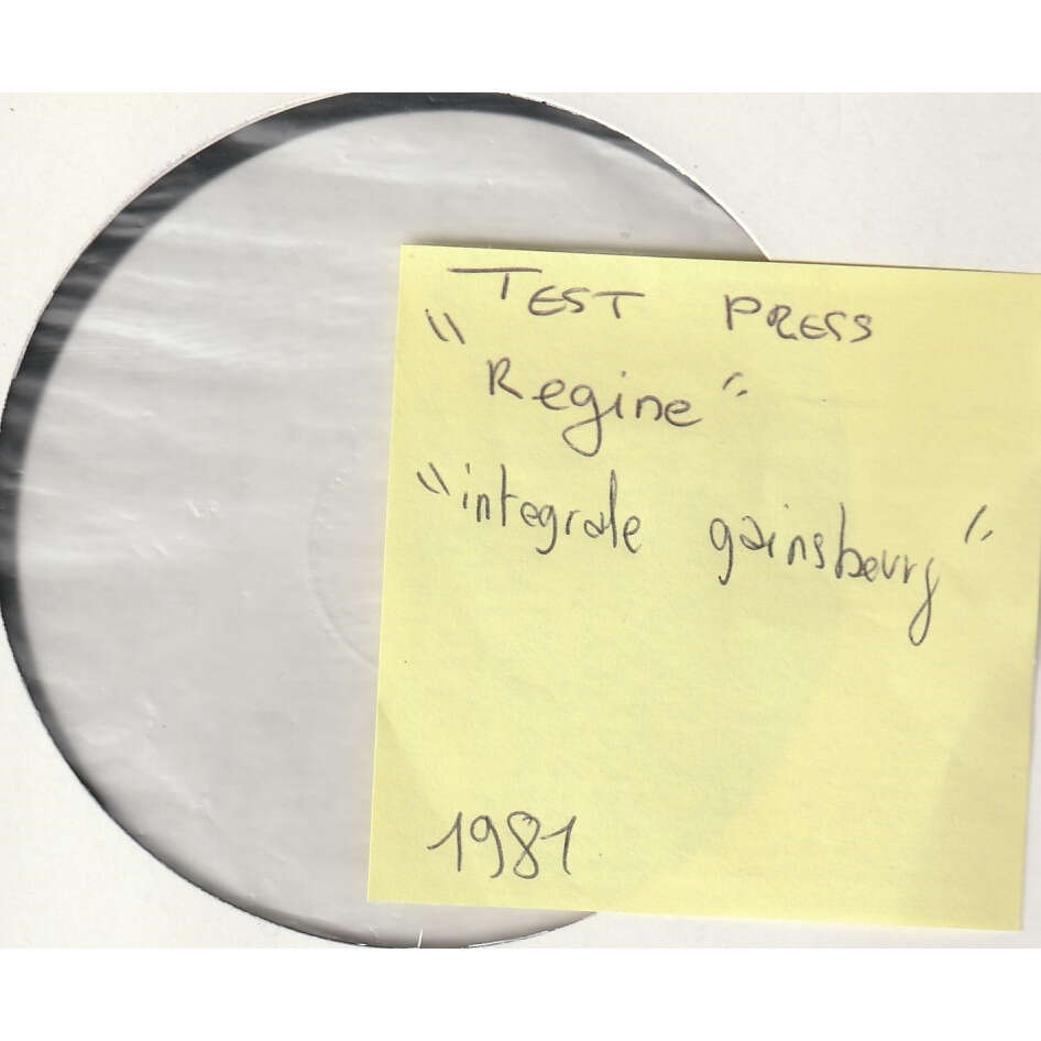  test pressing integrale gainsbourg 