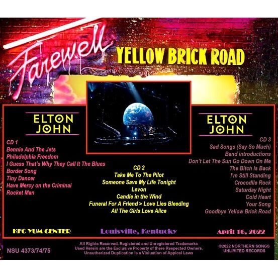 Live farewell tour at kfc yum! center in louisville, ky 2022 april 16th