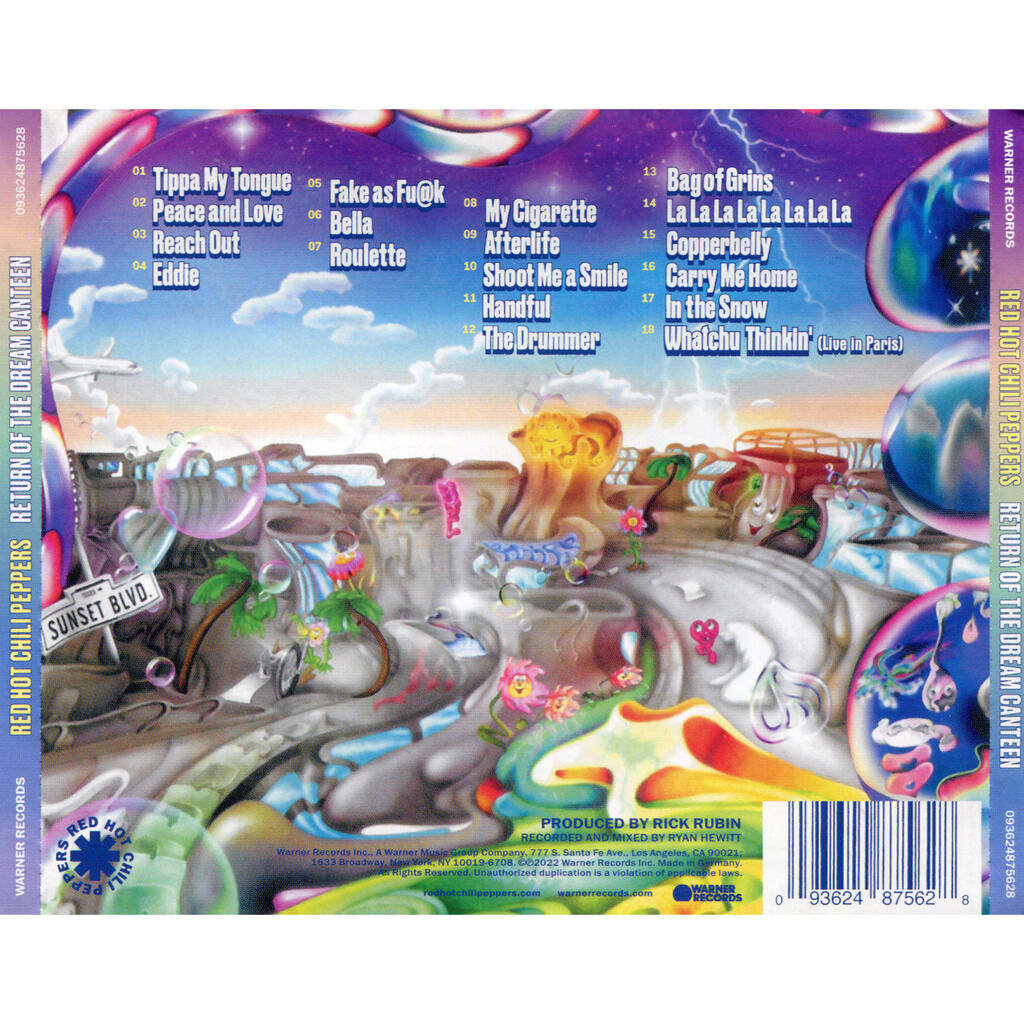 Return of the dream canteen Red Hot Chili Peppers ( CD ) 売り手： solarfire Id123651574