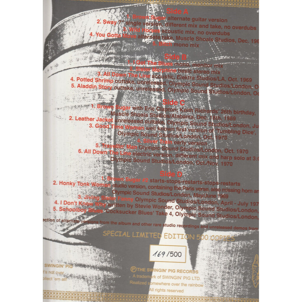  the rolling stones  -  the alternate sticky fingers 