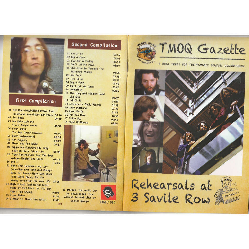  rehearsals at 3 savile row 