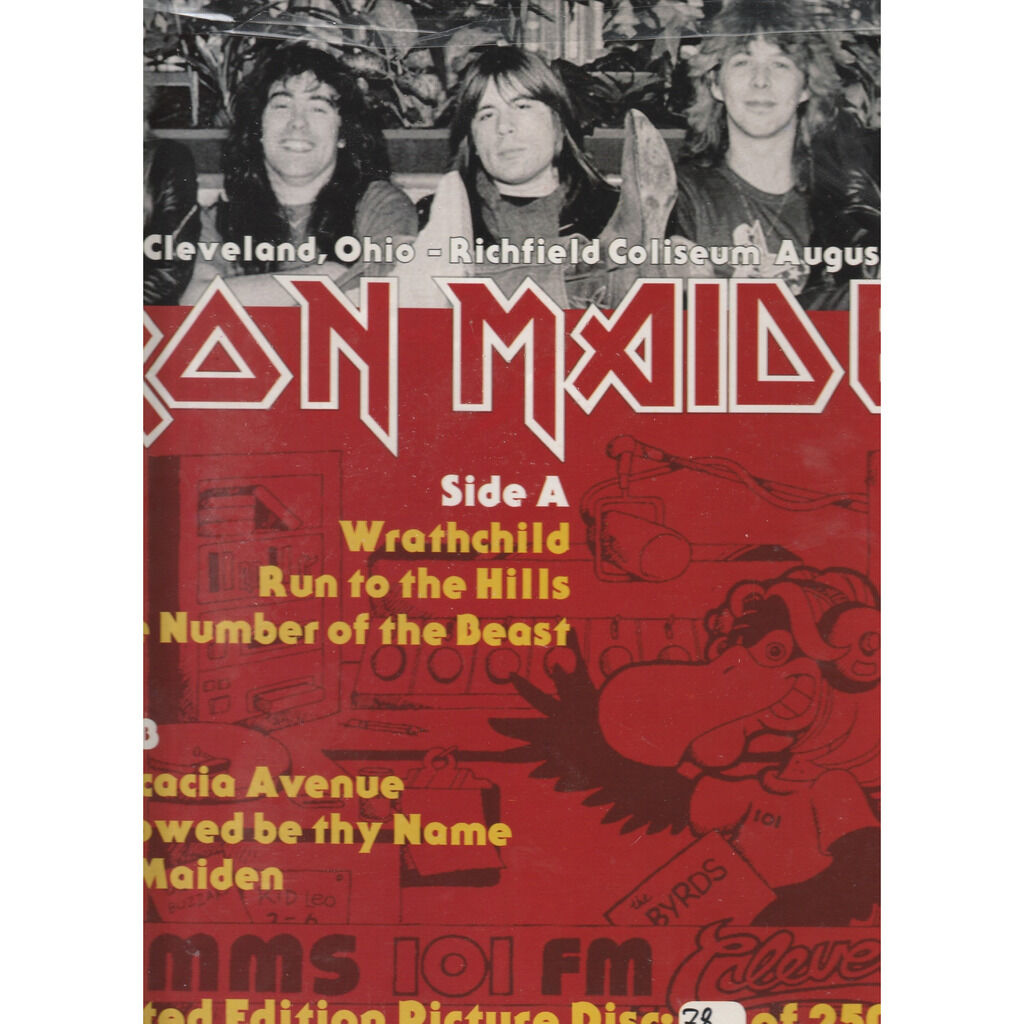 iron maiden  -  live in cleveland 1982 