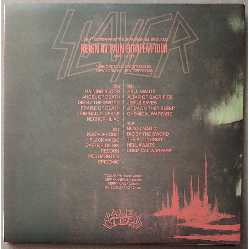  Slayer  -  reign in pain european tour 