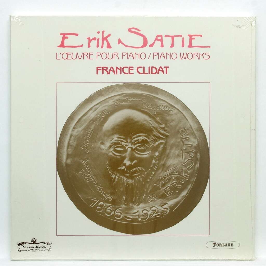 Satie piano works by France Clidat, LP Box set with elyseeclassic