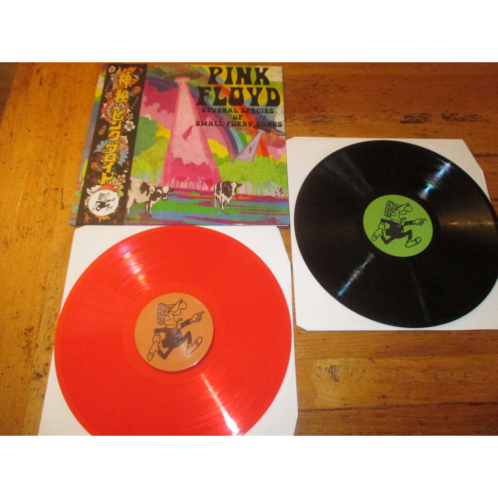 Several species of small furry songs by Pink Floyd, LP x 2 with