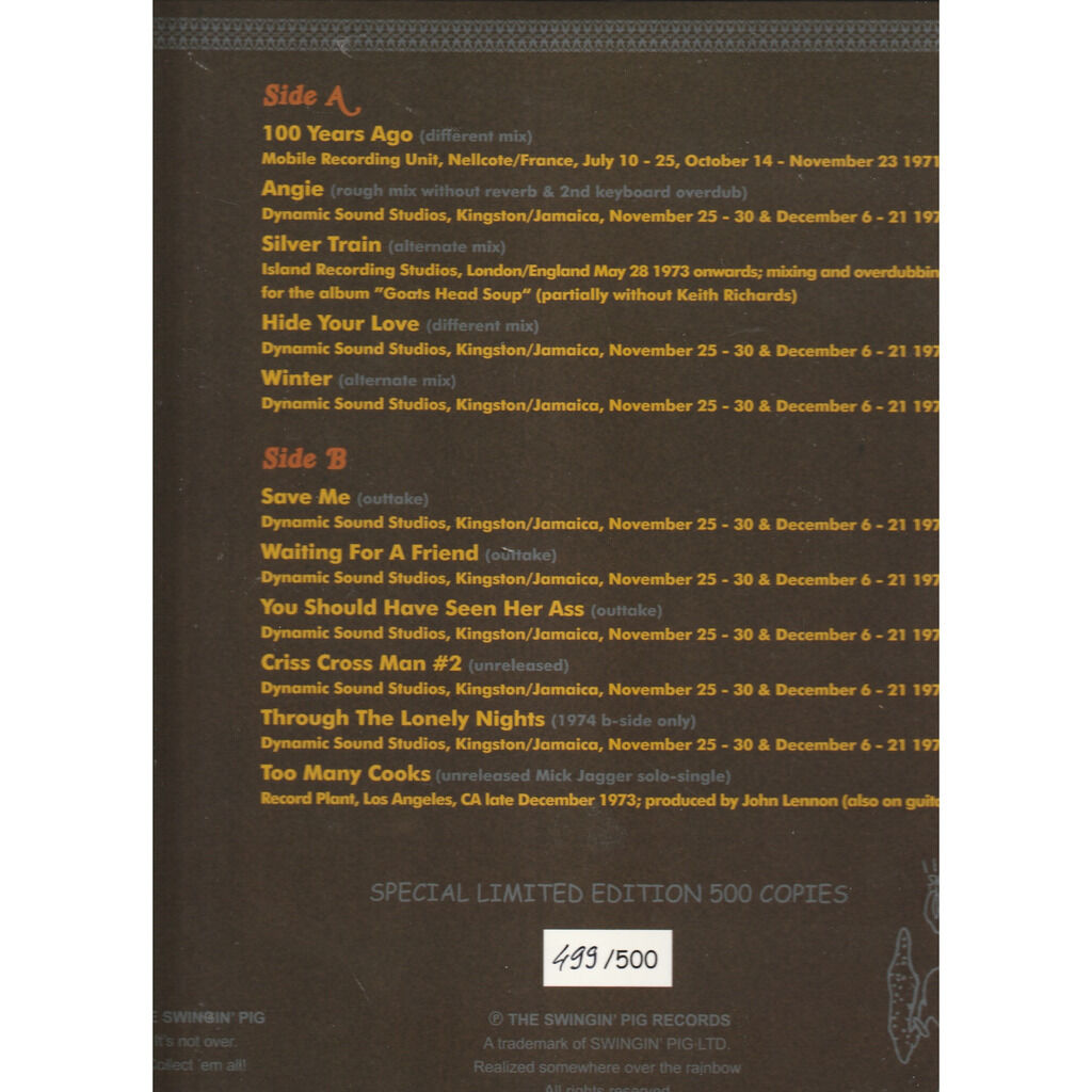  the rolling stones  -  the alternate goat's head soup 