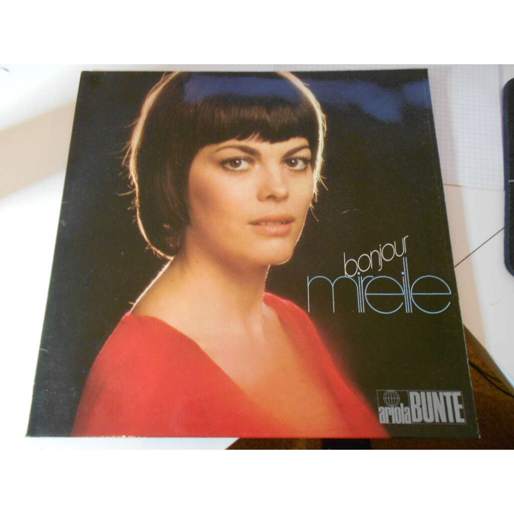 Bonjour mireille by Mireille Mathieu, LP Gatefold with stereotomy Ref