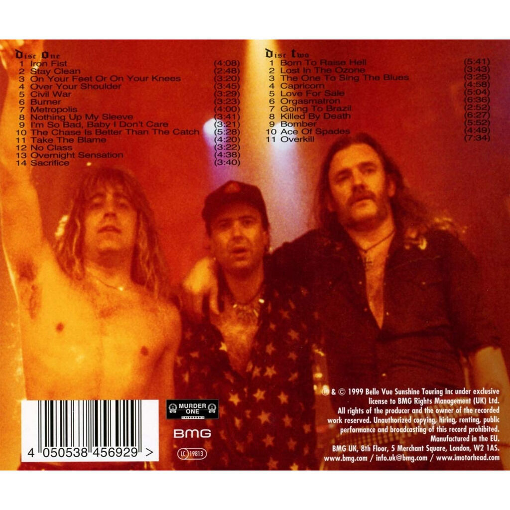  Motörhead  -  everything louder than everyone else 