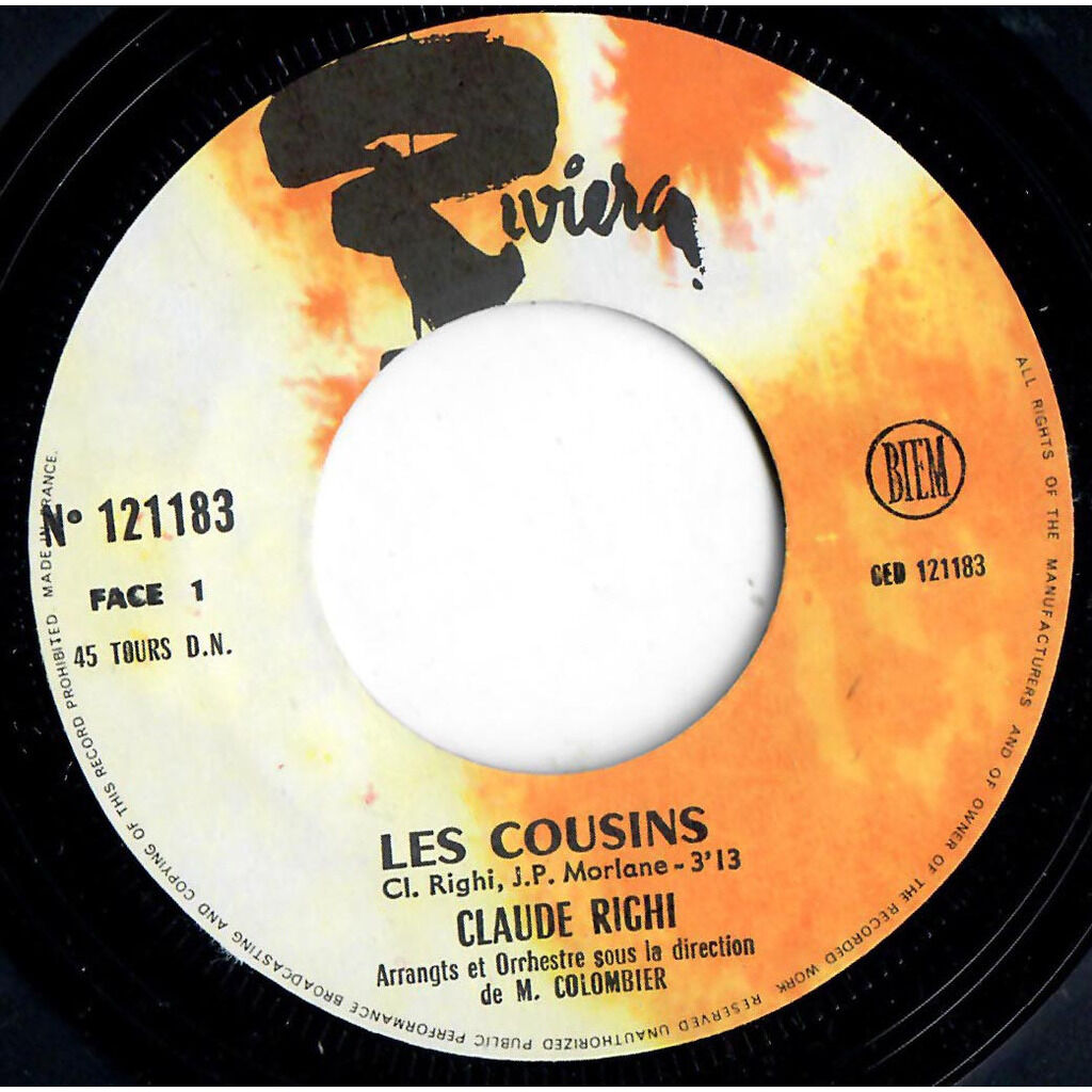  Claude Righi  -  les cousins / donne-toi 