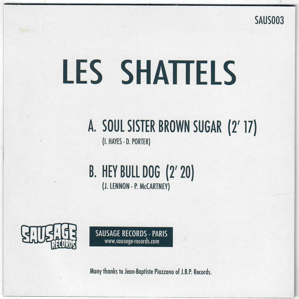  LES SHATTELS  -  soul sister brown sugar / hey bull dog 