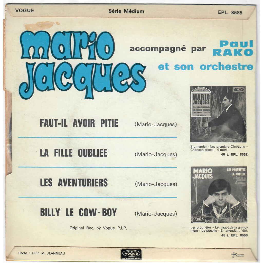  MARIO JACQUES  -  faut-il avoir pitié 