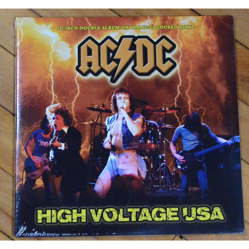 High voltage usa by Ac/Dc, Double 10 inch Gatefold with eu34830226 ...