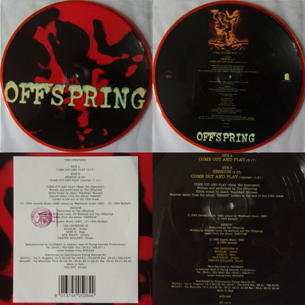 Come out and play [limited edition picture disc] de The Offspring