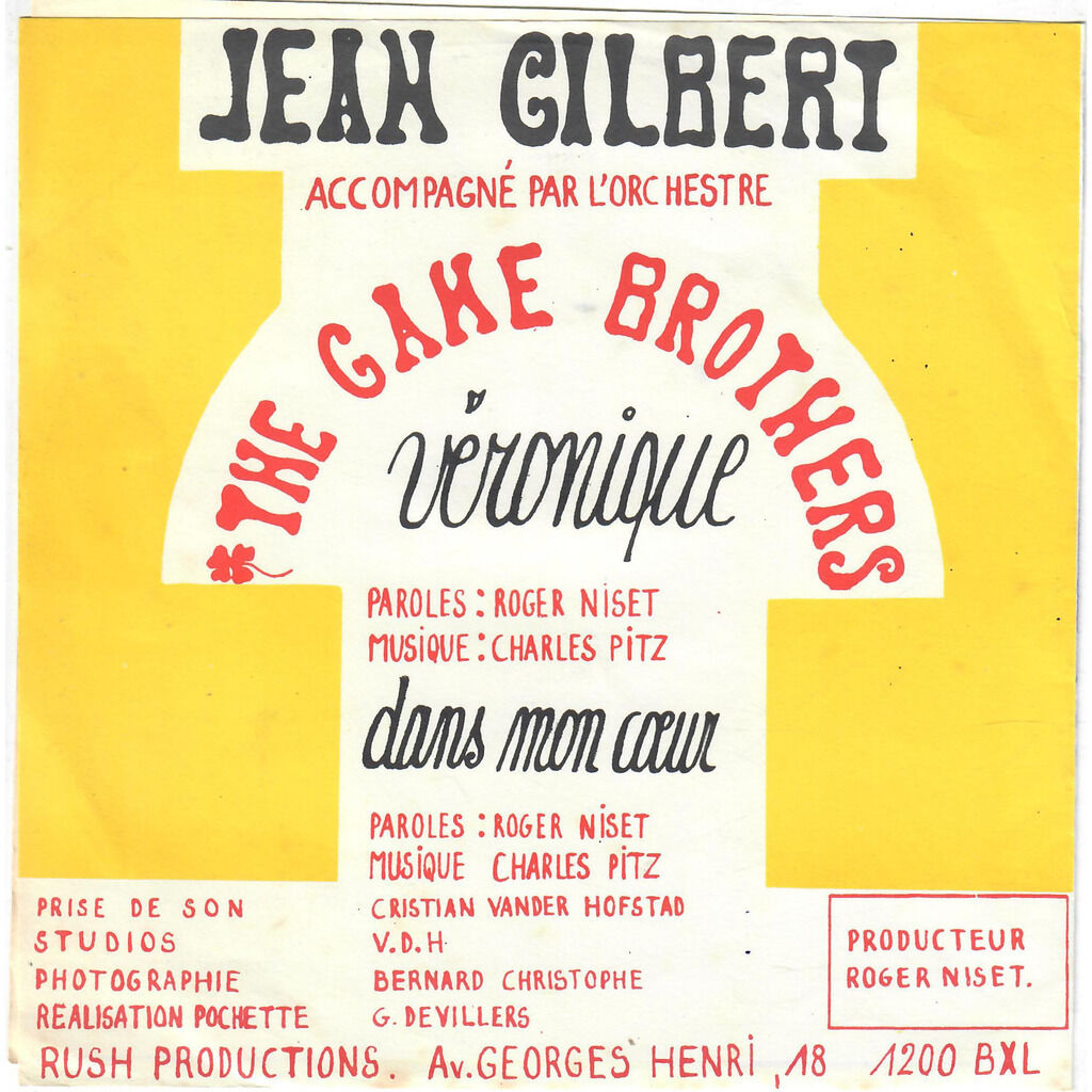  JEAN GILBERT AND THE GAME BROTHERS  -  véronique / dans mon cœur 