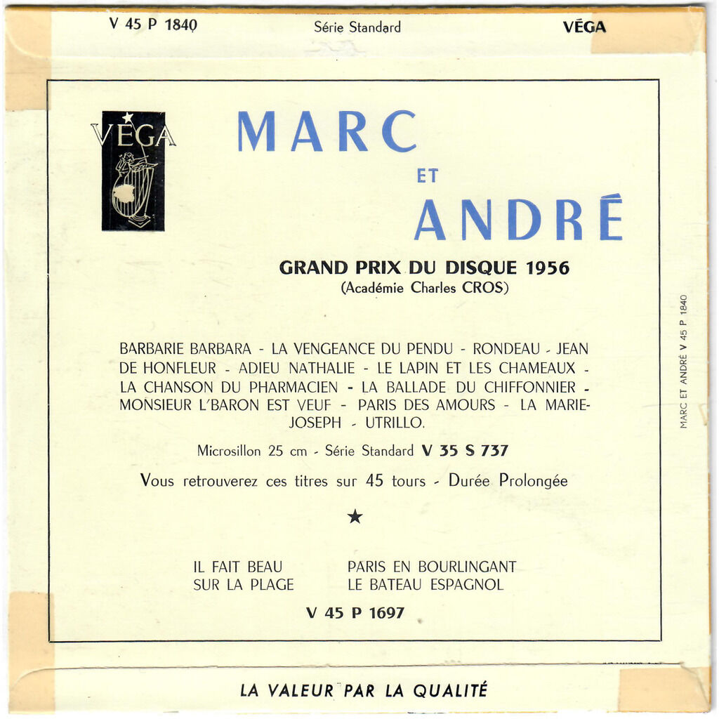  MARC ET ANDRÉ  -  le souper chez borgia 