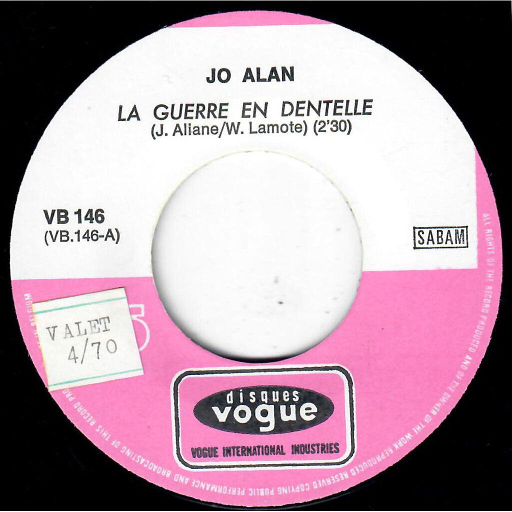  JO ALAN  -  la guerre en dentelle / le sorcier a raison 