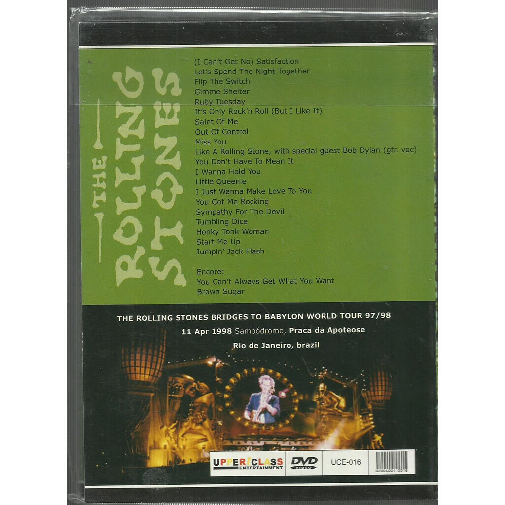  the rolling stones  -  live in rio de janeiro 1998 