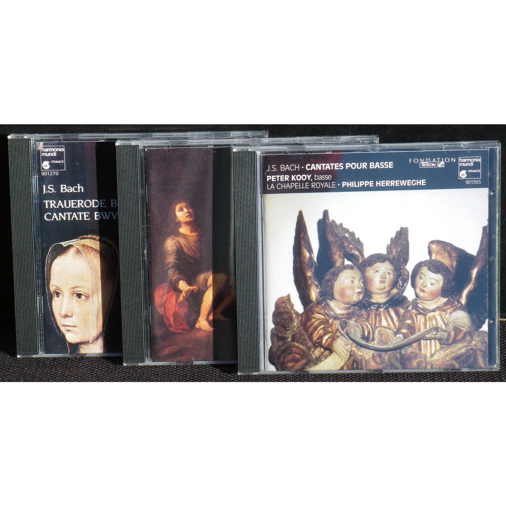 Cantates 21, 42, 56, 78, 82, 98 & 158. - 3 X Cd'S Bach Herreweghe