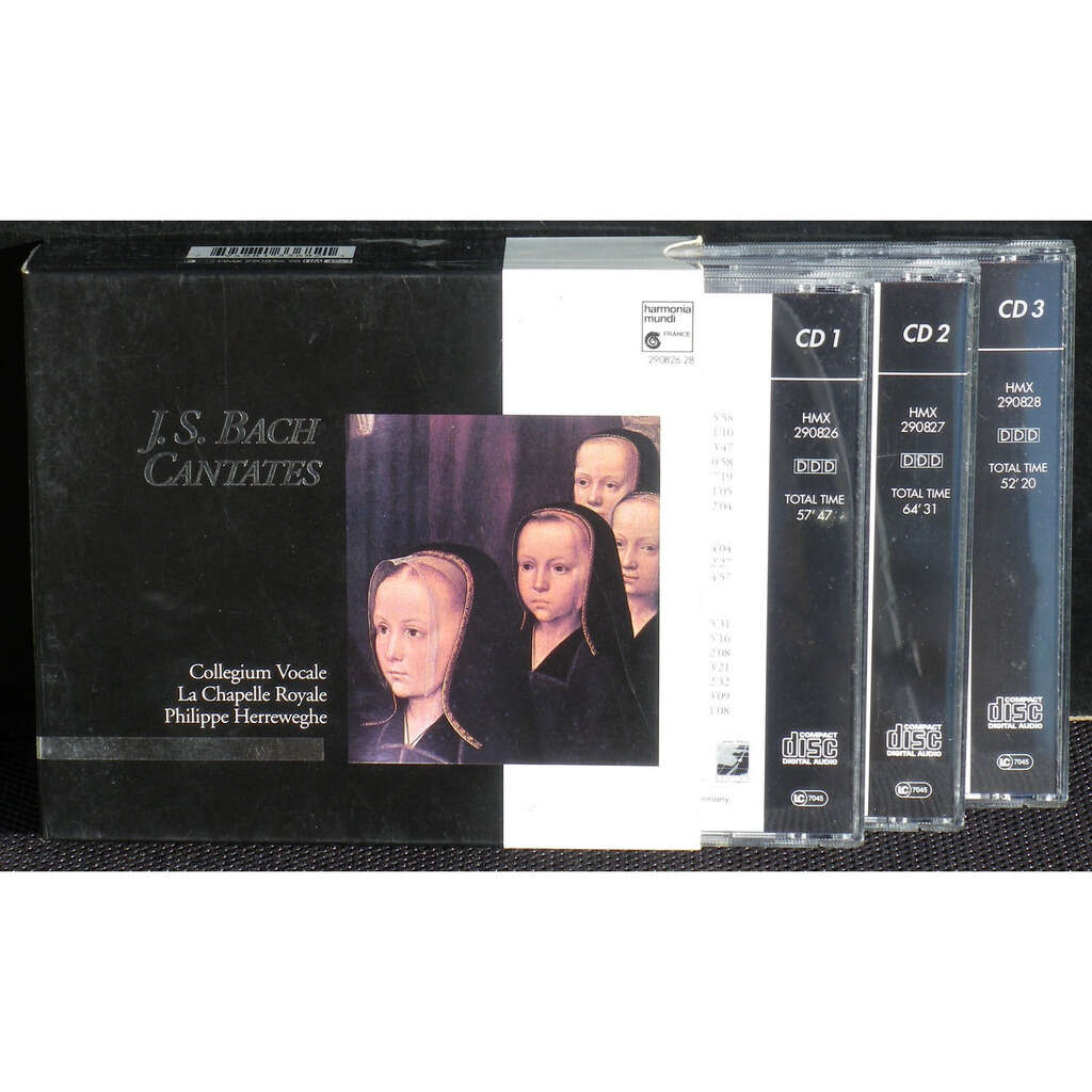 Cantates 21, 42, 56, 78, 82, 98 & 158. - 3 X Cd'S Bach Herreweghe