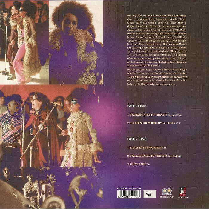  Ginger Baker & Graham Bond  -  live bremen 1970 