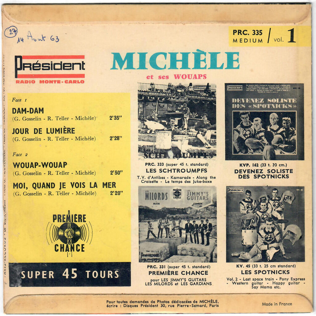  MICHÈLE ET SES WOUAPS  -  dam-dam 