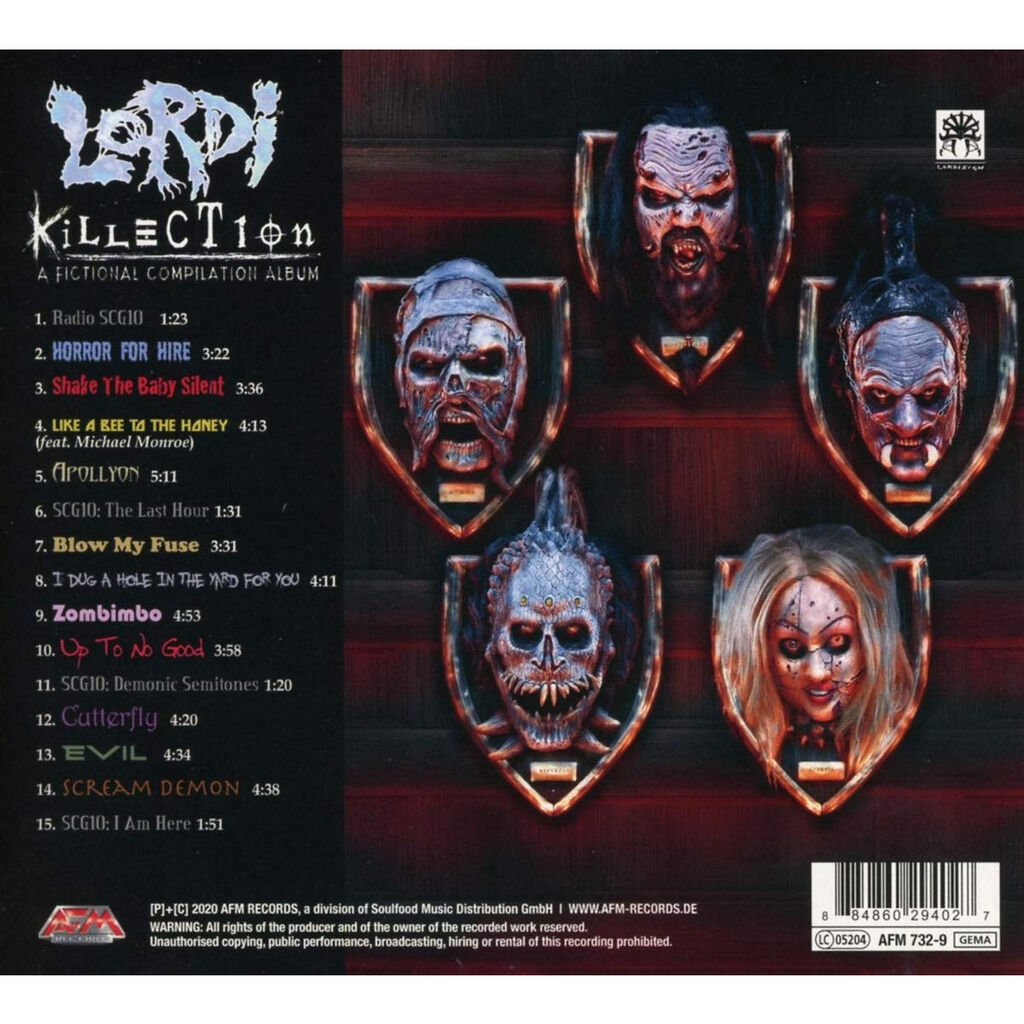  Lordi  -  killection (a fictional compilation album) 