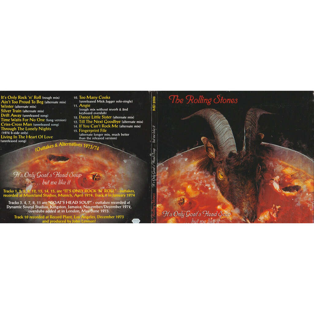  it's only goat's head soup 