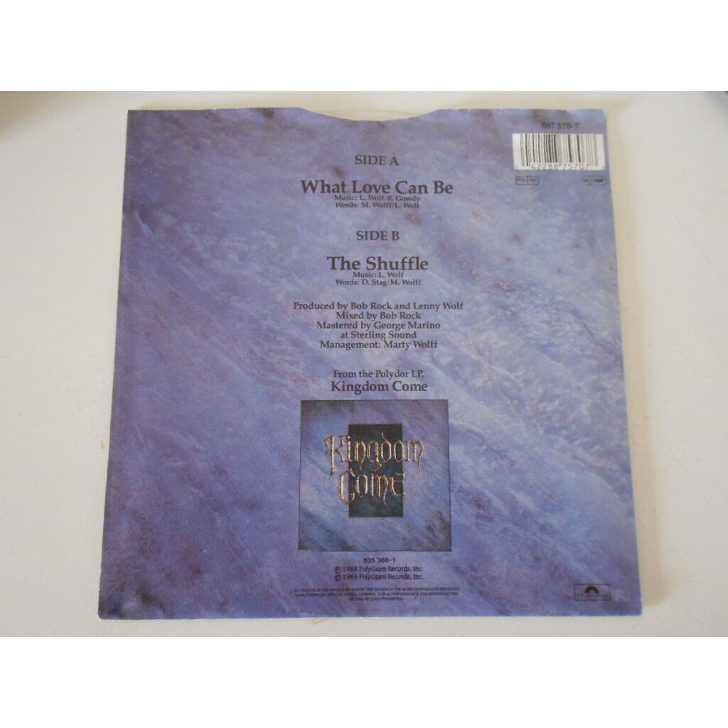 What love can be § the shuffle de Kingdom Come, SP chez stereotomy