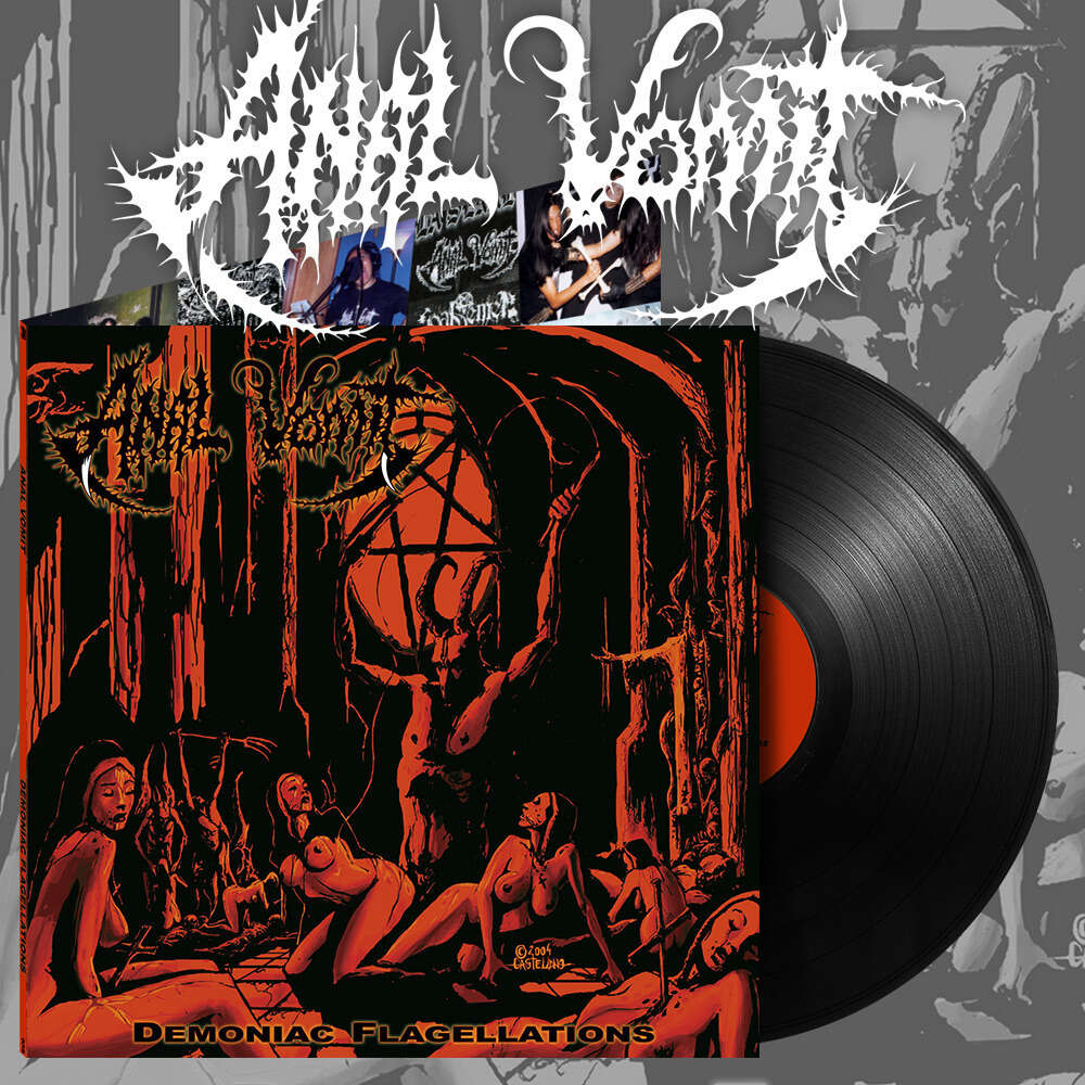 ANAL VOMIT demoniac flagellations. black vinyl, LP for sale on 