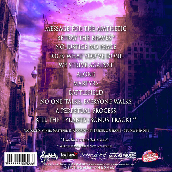  Bloody Alchemy  -  reign of apathy 