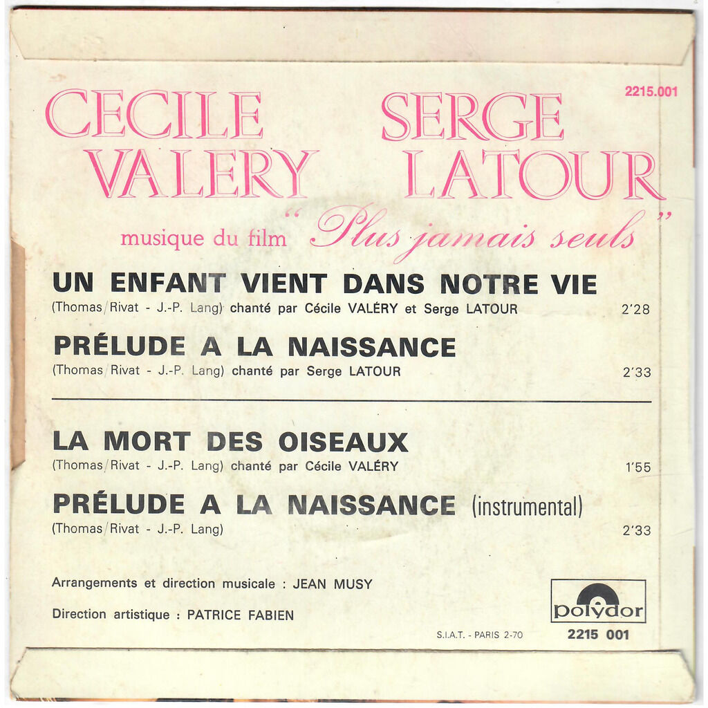  CÉCILE VALÉRY SERGE LATOUR JEAN MUSY  -  white girl / your phone's off the hook (but you're not) 