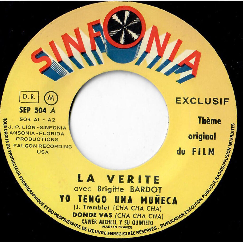  XAVIER MICHELL Y SU QUINTETO  -  du film «la vérité» 