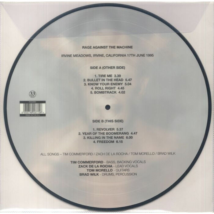  RAGE AGAINST THE MACHINE  -  live at irvine meadow june 1995 