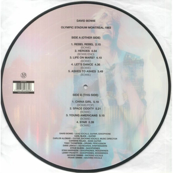  David Bowie  -  live in montreal 1983 