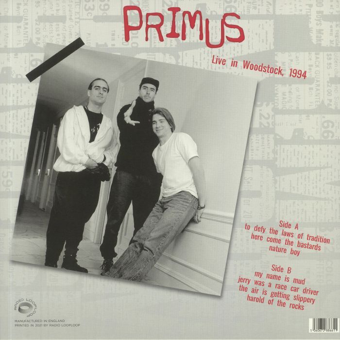  Primus  -  live in woodstock, 1994 