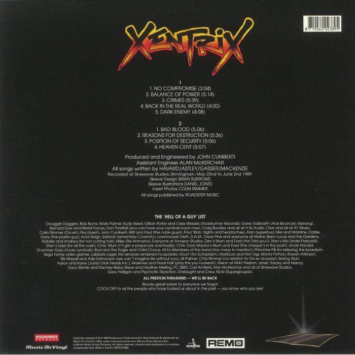  Xentrix  -  shattered existence 