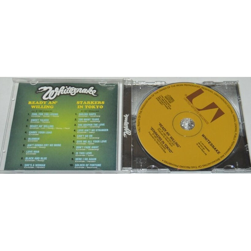 Ready an' willing / starkers in tokyo by Whitesnake, CD with kamchatka ...