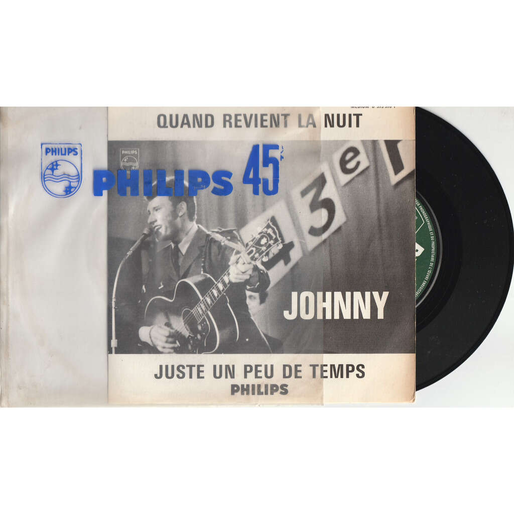 Quand revient la nuit de Johnny Hallyday, SP chez rockinronnie Ref