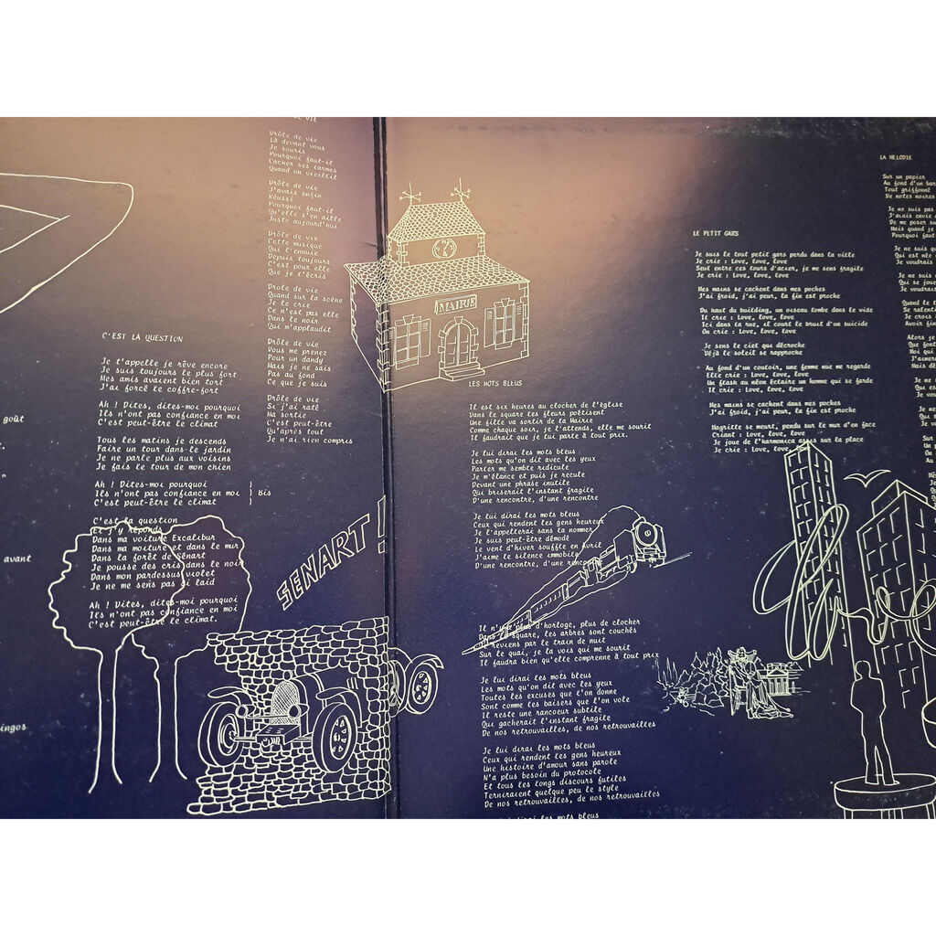 Les mots bleus by Christophe, LP Gatefold with 0711m Ref125059053