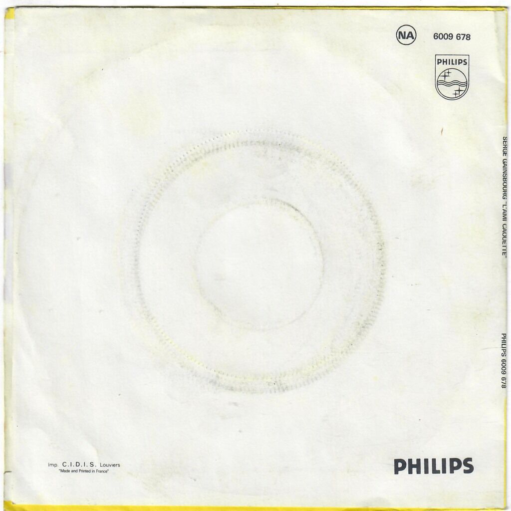  SERGE GAINSBOURG  -  l’ami caouette / le cadavre exquis 